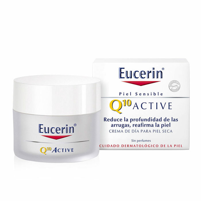 Eucerin Q10 Active Crema de Día Antiarrugas para Piel Seca y Sensible 50 ml Eucerin Q10 Active Crema de Día Antiarrugas para Piel Seca y Sensible 50 ml