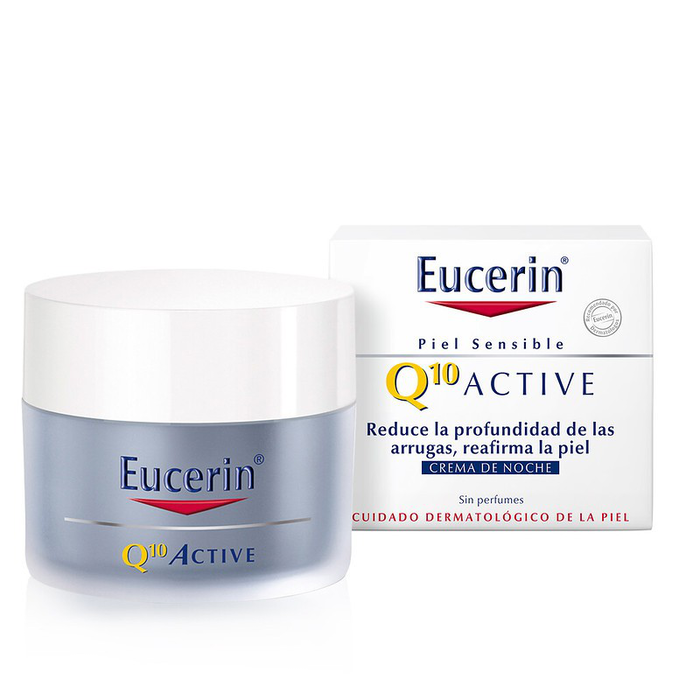 Eucerin Q10 Active Crema de Noche Antiarrugas 50 ml