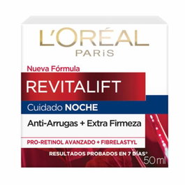 L'Oréal Paris Revitalift Crema de Noche Anti-Arrugas y Extra-Firmeza 50 ml