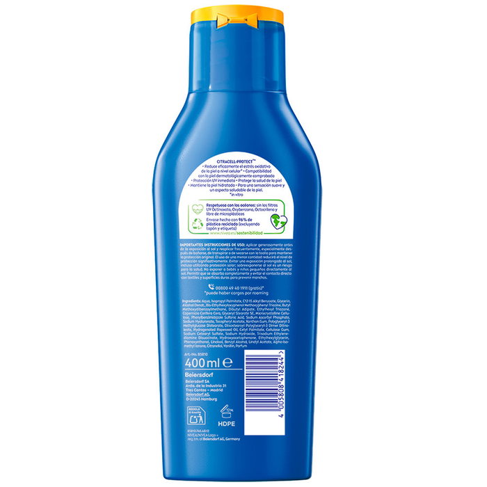Nivea SUN Protege & Hidrata Leche Solar SPF 30 400 ml