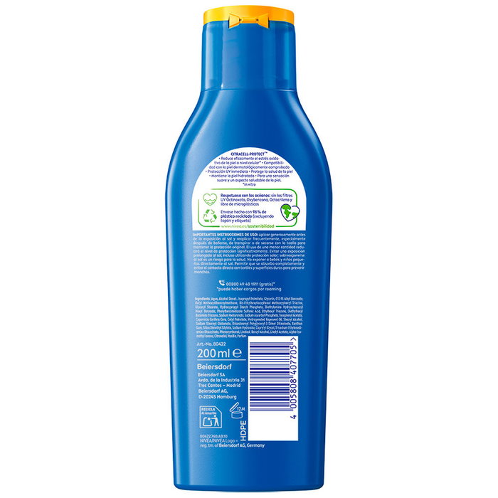 Nivea Sun Protege & Hidrata Leche SPF20 200 ml