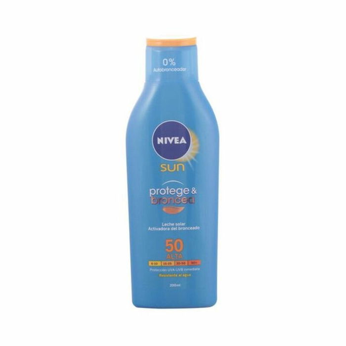 Leche Solar Nivea Sun Broncea Spf 50 200 ml Leche Solar Nivea Sun Broncea Spf 50 200 ml