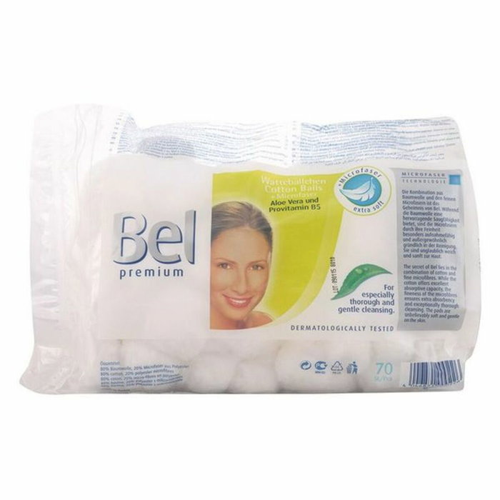 Bel BEL PREMIUM bolas de algodón 70 pz Bel BEL PREMIUM bolas de algodón 70 pz
