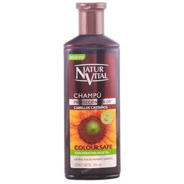Natur Vital Champú Color Castaño 300 ml