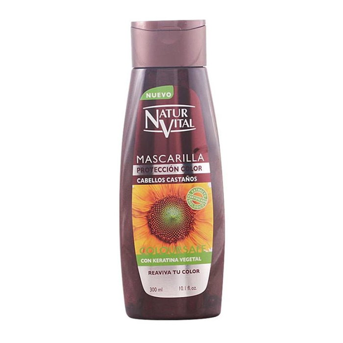 Natur Vital Mascarilla Coloursafe Castaño 300 ml