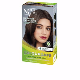 Natur Vital COLOURSAFE Tinte Permanente 4-castaño, 150 ml