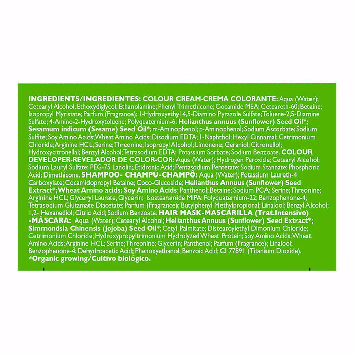 Natur Vital COLOURSAFE tinte permanente #5.5 Caoba con Queratina Vegetal, Aloe Vera y Aceite de Girasol 150 ml