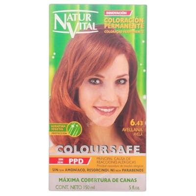 Natur Vital COLOURSAFE Tinte Permanente 6.43-avellana Natur Vital COLOURSAFE Tinte Permanente 6.43-avellana