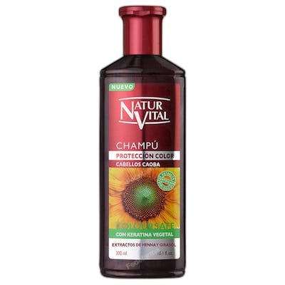 Natur Vital Champú Color Caoba 300 ml Natur Vital Champú Color Caoba 300 ml