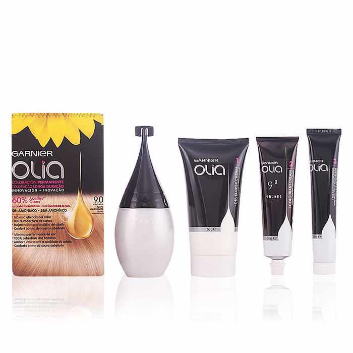 Garnier OLIA Tinte Permanente Sin Amoniaco #9.0 Rubio Muy Claro 1 U Garnier OLIA Tinte Permanente Sin Amoniaco #9.0 Rubio Muy Claro 1 U