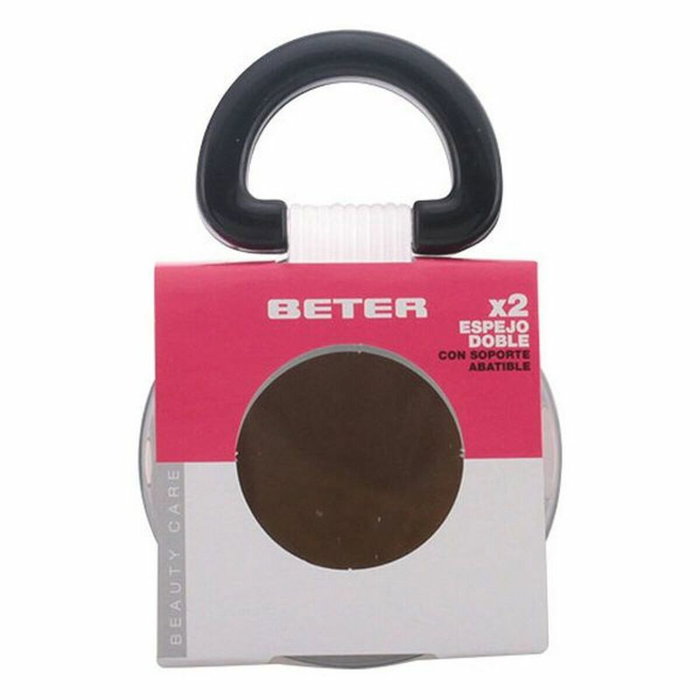 Beter Espejo Metálico Doble con Aumento x3 y Soporte Abatible Beter Espejo Metálico Doble con Aumento x3 y Soporte Abatible