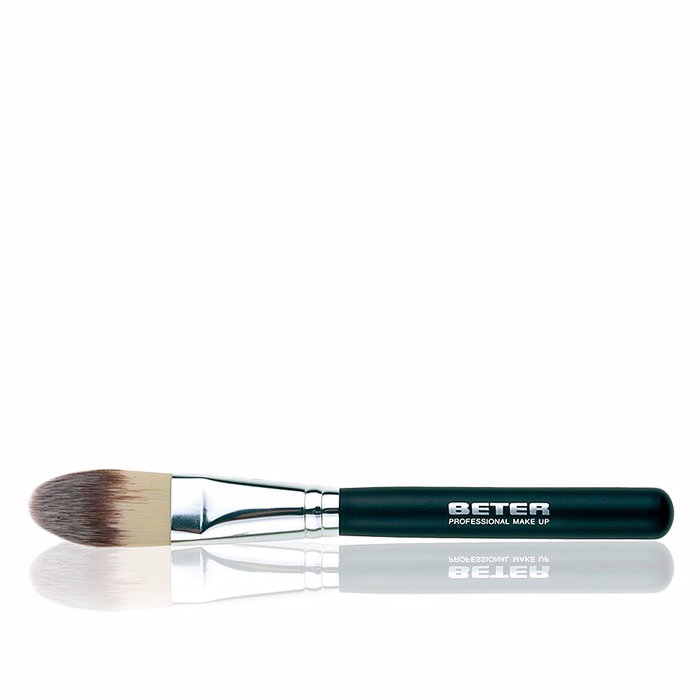 Beter Brocha de Maquillaje Profesional BRUSH - Para Base Líquida, Fundación Fluida, Mascarillas - Textura Suave, Longitud 17 cm Beter Brocha de Maquillaje Profesional BRUSH - Para Base Líquida, Fundación Fluida, Mascarillas - Textura Suave, Longitud 17 cm