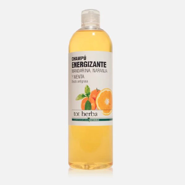 TOT HERBA Champú Energizante Mandarina y Naranja 500ml