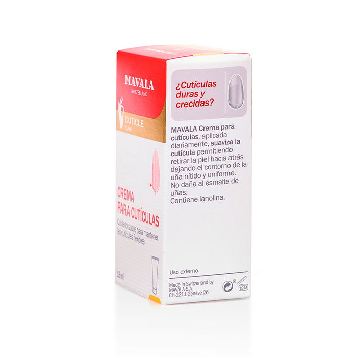 Mavala Crema Cutículas 15 ml Cuidado de las Cutículas Suaviza la Piel Alrededor de la Uña