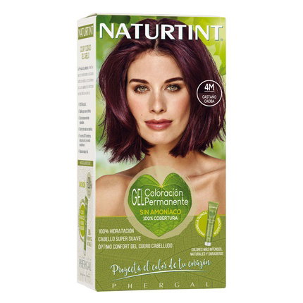 Naturtint Tinte sin Amoniaco 4M-Castaño Caoba 170 ml