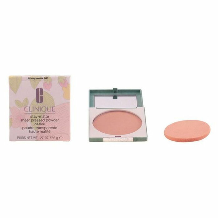 Clinique STAY MATTE SHEER Polvos Compactos 03-stay beige Clinique STAY MATTE SHEER Polvos Compactos 03-stay beige