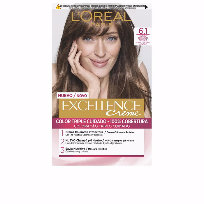 L'Oréal Paris Excellence Creme 6,1 Rubio Oscuro Ceniza