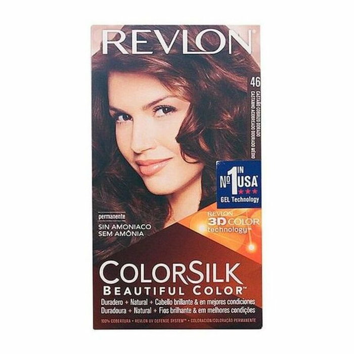 REVLON COLORSILK Tinte 46 Castaño Cobrizo Dorado