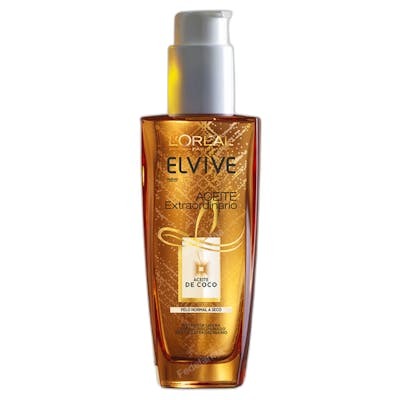 L'Oréal Paris ELVIVE Aceite Extraordinario de Coco para Cabello Normal a Seco 100 ml L'Oréal Paris ELVIVE Aceite Extraordinario de Coco para Cabello Normal a Seco 100 ml