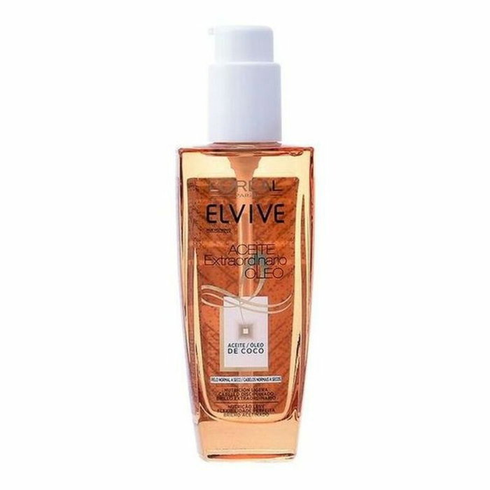 L'Oréal Paris ELVIVE Aceite Extraordinario de Coco para Cabello Normal a Seco 100 ml L'Oréal Paris ELVIVE Aceite Extraordinario de Coco para Cabello Normal a Seco 100 ml