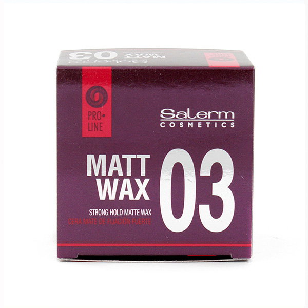 Salerm 03 Cera Mate Proline 50 Ml para Peinar, Crear y Texturizar Salerm 03 Cera Mate Proline 50 Ml para Peinar, Crear y Texturizar
