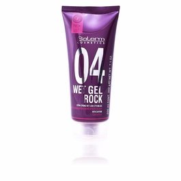 Salerm Proline 04 Wet Gel Rock 200ml Gel de Peinado Flexible con Efecto Mojado y Memoria