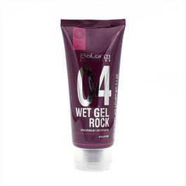 Salerm WET GEL ROCK Gel de Peinado Extra Fuerte Efecto Mojado 200 ml