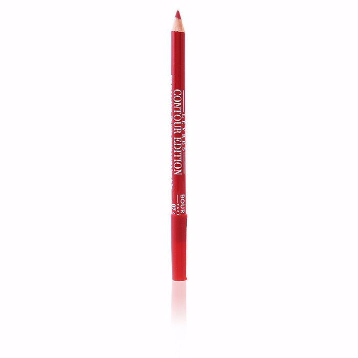 Bourjois Perfilador de Labios Contour Edition Lip Liner Lápiz Delineador Labial #07 Cherry Boom - Ultra Suave, 12 Horas, Con Karité