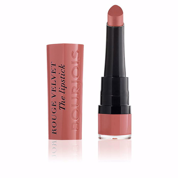Bourjois Rouge Velvet The Lipstick #13 Nohalicious - Pintalabios Mate de Larga Duración, Barra de Labios, 2.4g