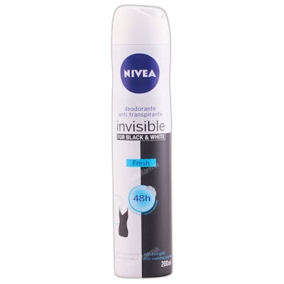 Nivea Black & White Invisible Fresh Desodorante Vaporizador 200 ml Nivea Black & White Invisible Fresh Desodorante Vaporizador 200 ml
