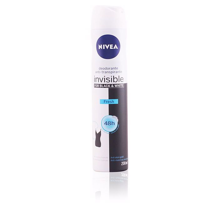 Nivea BLACK & WHITE INVISIBLE FRESH Desodorante Vaporizador Antitranspirante 200 ml Nivea BLACK & WHITE INVISIBLE FRESH Desodorante Vaporizador Antitranspirante 200 ml