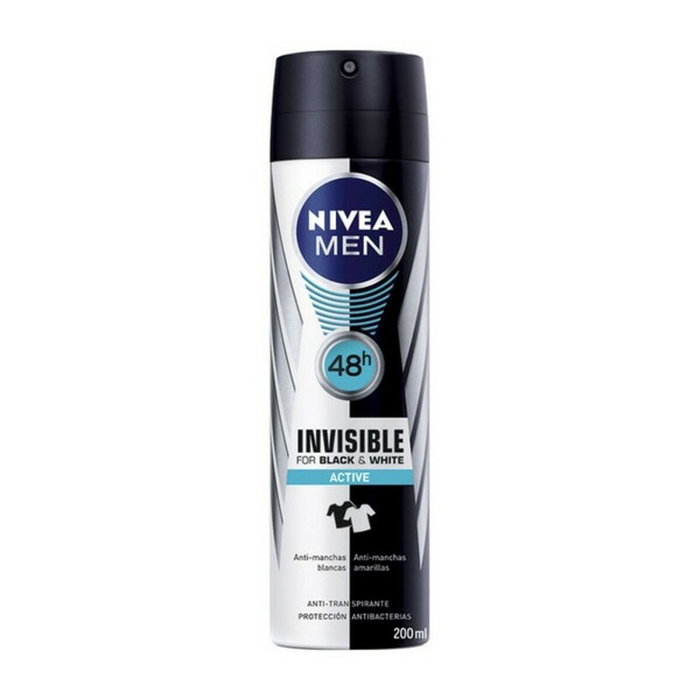 Nivea MEN Black & White Active Desodorante Spray 200 ml Nivea MEN Black & White Active Desodorante Spray 200 ml