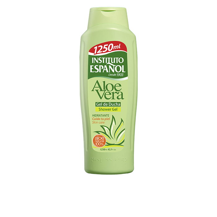 Instituto Español Gel de Ducha Aloe Vera 1250 ml - Hidratante y Refrescante para el Baño Familiar