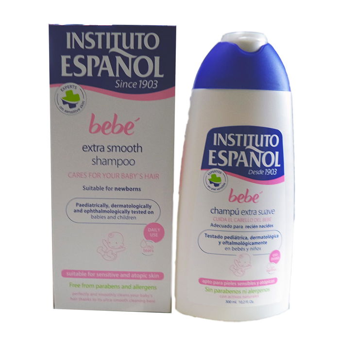 Instituto Español Champú Suave Bebé Recién Nacido Piel Sensible Sin Alérgenos 300 ml