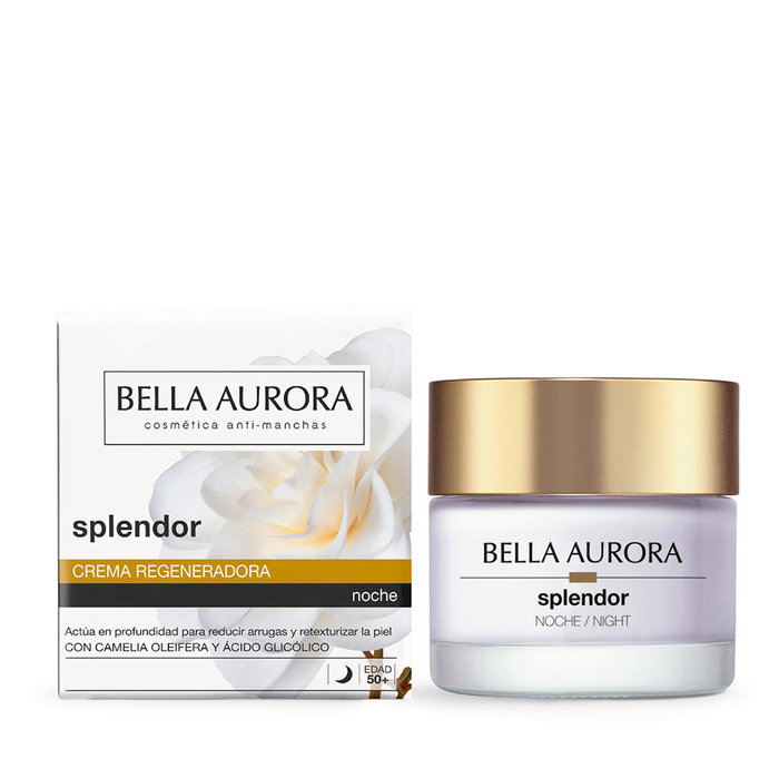 Bella Aurora SPLENDOR 10 Regenerador Total Noche Crema Antiedad para Mujer 50 ml Bella Aurora SPLENDOR 10 Regenerador Total Noche Crema Antiedad para Mujer 50 ml