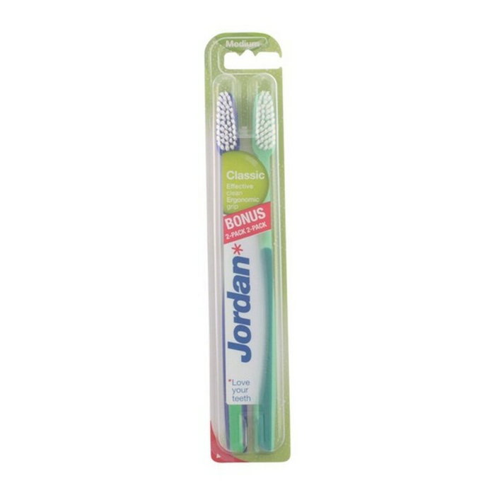 Jordan Classic Cepillo Dental Medio (Pack de 2 unidades) inevitable