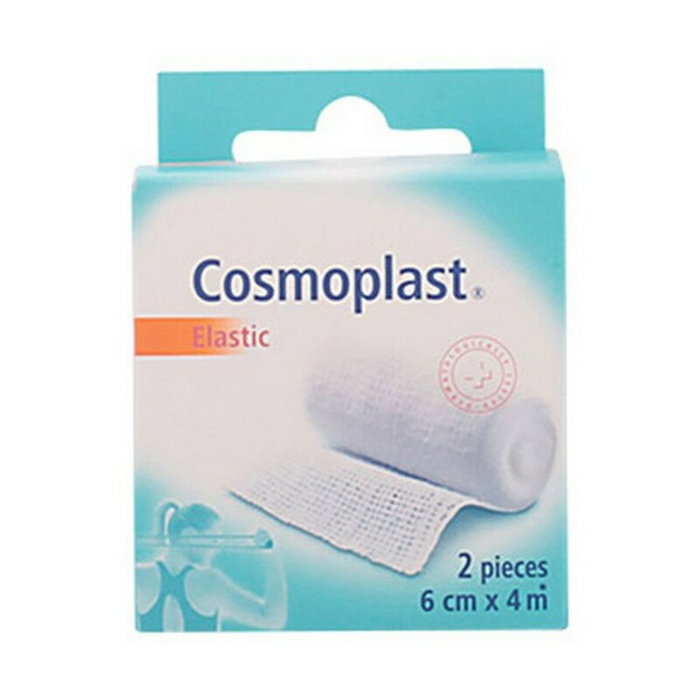 Cosmoplast Venda Elástica 6x4 cm, 2 Unidades