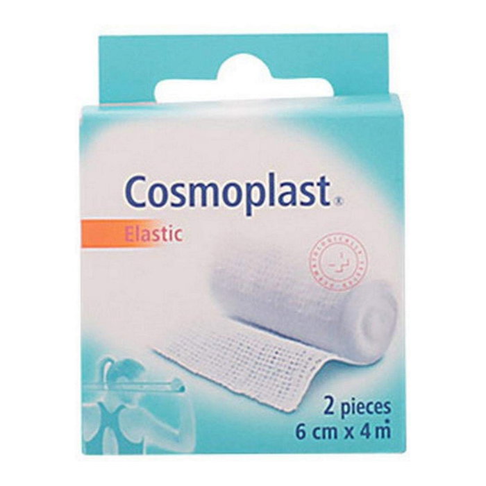 Cosmoplast Venda Elástica 6x4 cm, 2 Unidades