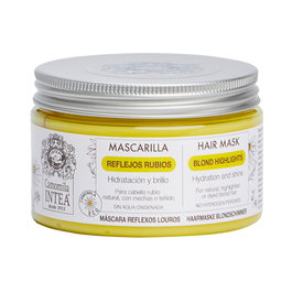 Camomila Intea Mascarilla para el Cabello Reflejos Rubios 250 ml - Aporta Brillo y Reparación
