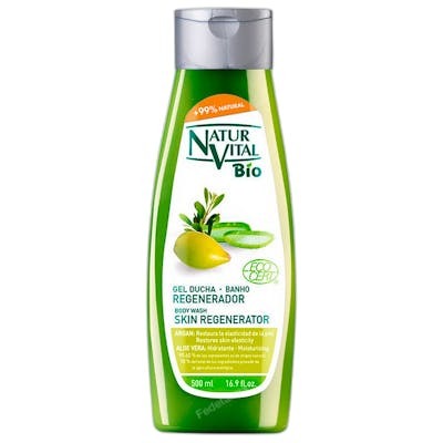 Natur Vital Gel Ducha Bio ECOCERT Regenerador Argán & Aloe Vera 500 ml