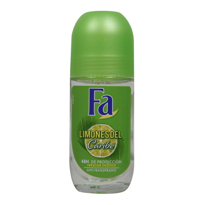 FA Limones del Caribe Desodorante Roll-On 50 ml para Mujer FA Limones del Caribe Desodorante Roll-On 50 ml para Mujer
