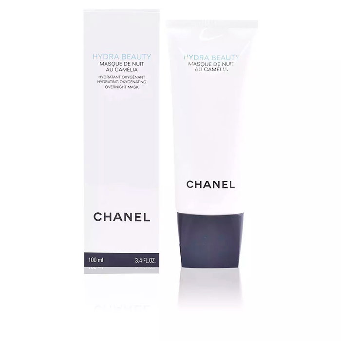 CHANEL HYDRA BEAUTY masque de nuit au camélia - Mascarilla Facial de Noche Hidratante con Agua de Camelia - Tratamiento para Todo Tipo de Pieles - 100 ml