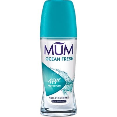Mum OCEAN FRESH anti-perspirant roll-on, Desodorante con protección 48h y fragancia refrescante, 75 ml Mum OCEAN FRESH anti-perspirant roll-on, Desodorante con protección 48h y fragancia refrescante, 75 ml