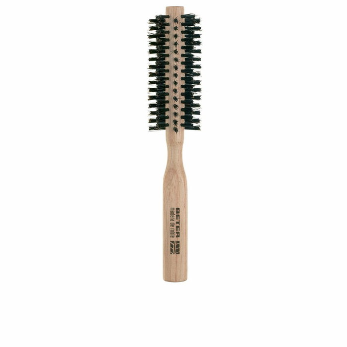 Beter Cepillo Redondo de Púas Mixtas con Mango de Madera Oak 40 mm