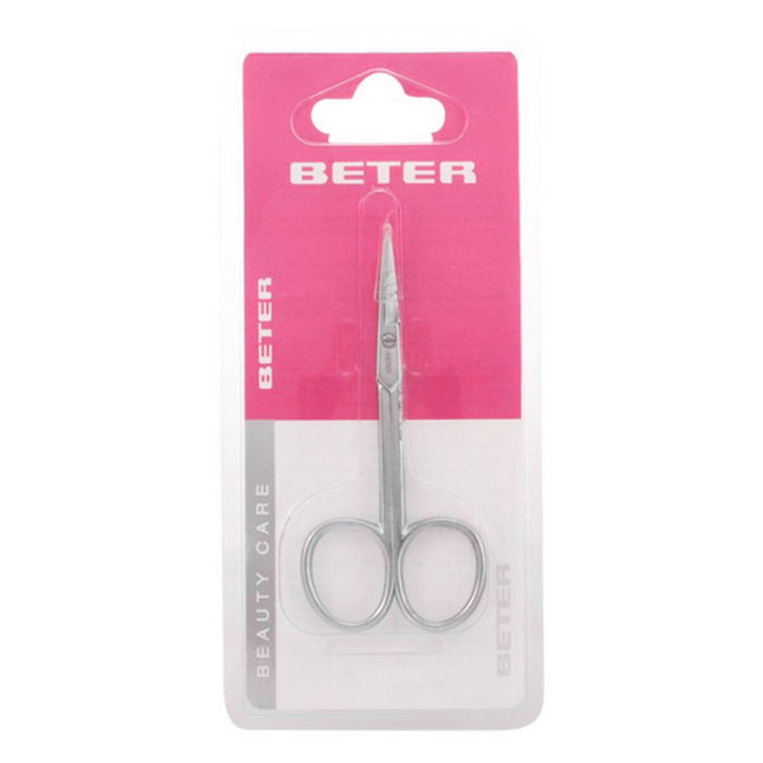 Beter Tijeras de manicura pieles curva cromada Beter Tijeras de manicura pieles curva cromada