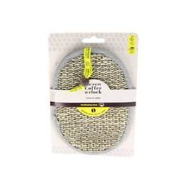 Beter Esponja de baño de sisal y algodón con brida