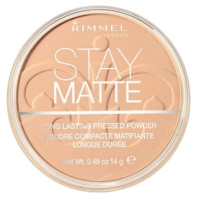 Rimmel London STAY MATTE Polvo Compacto 005-silky beige