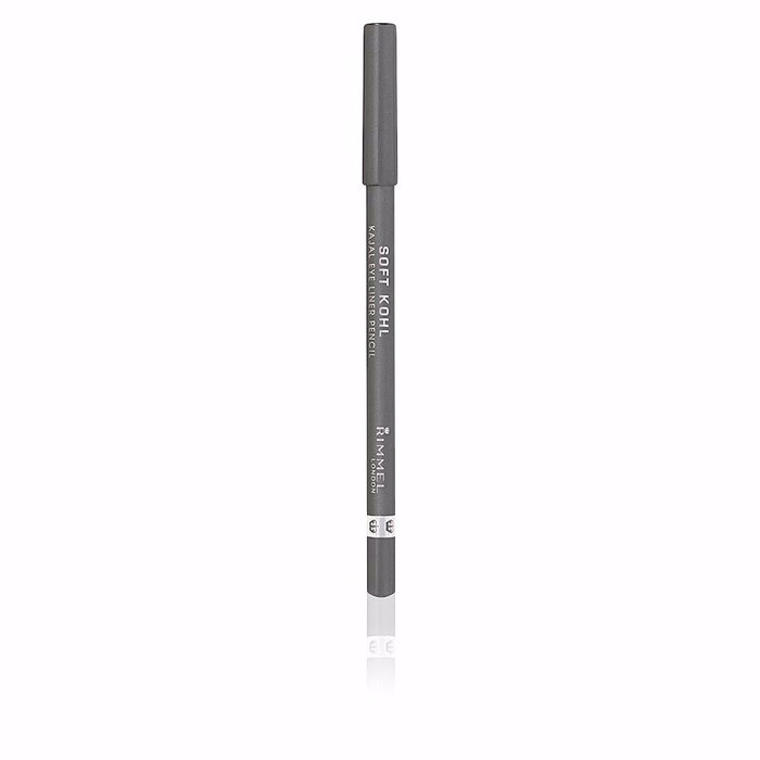 Rimmel London SOFT KOHL KAJAL eye pencil #064 -grey, Lápiz delineador de ojos intenso y duradero para look ahumado, 4 g