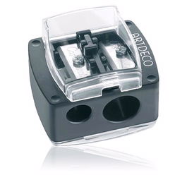 Artdeco SHARPER duo Sacapuntas Doble para Lápices de Maquillaje, Afilado Preciso y Sencillo, 1 unidad