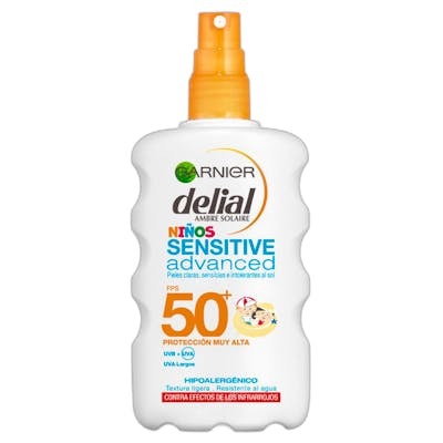 Garnier Protector Solar Niños Sensitive Advanced SPF50+ Spray 200ml Resistente al Agua Hipoalergénico Garnier Protector Solar Niños Sensitive Advanced SPF50+ Spray 200ml Resistente al Agua Hipoalergénico